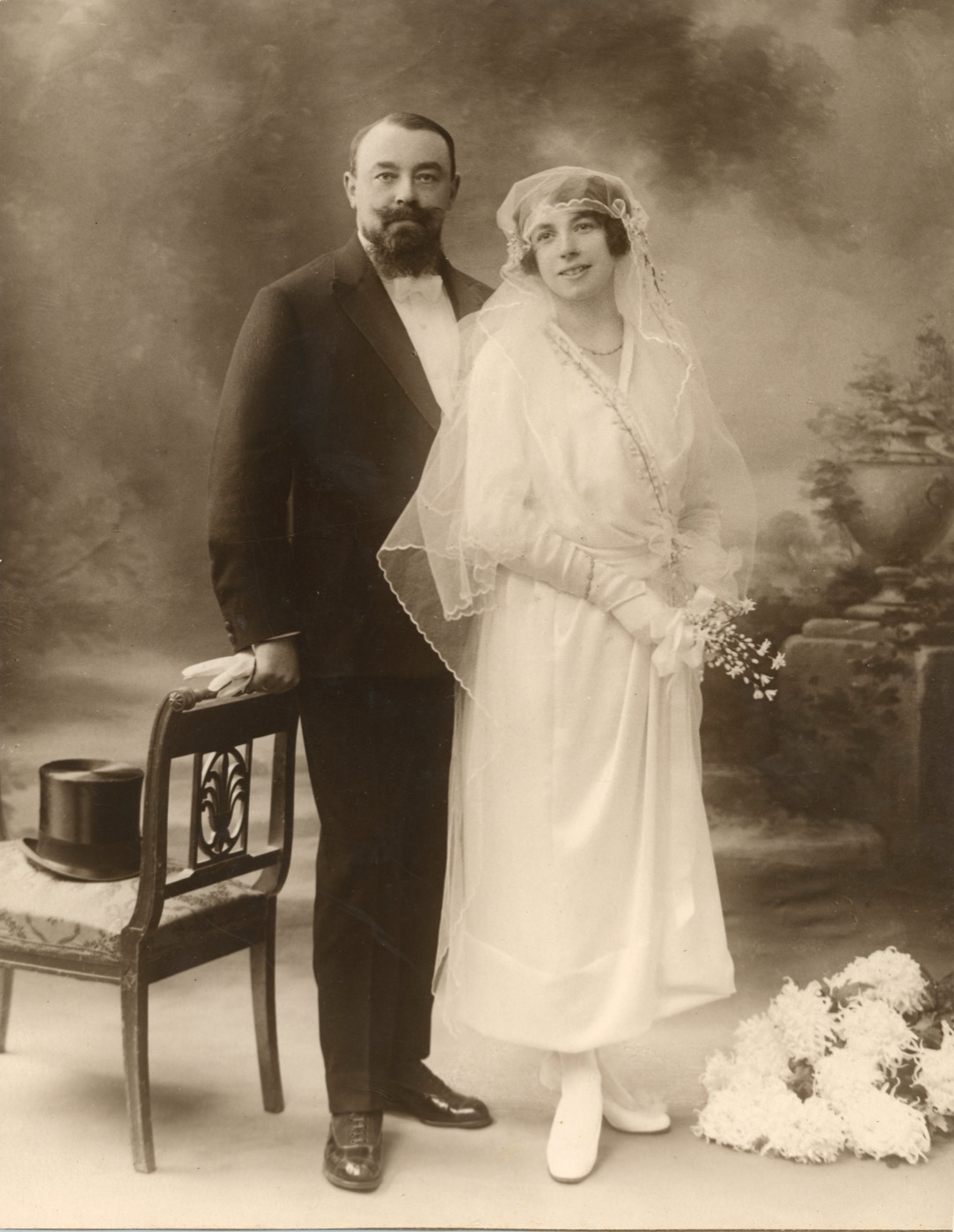 Romain et Lisette Brel en décembre 1921
