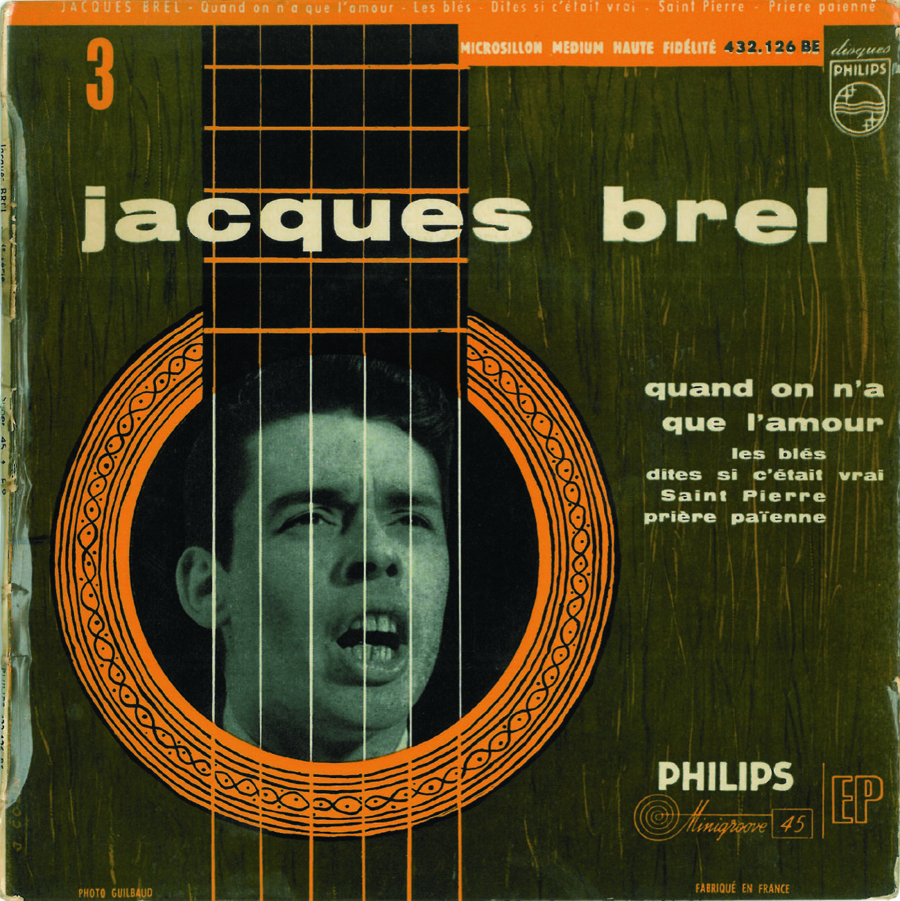 Pochette 45 tours — Quand on n'a que l'amour