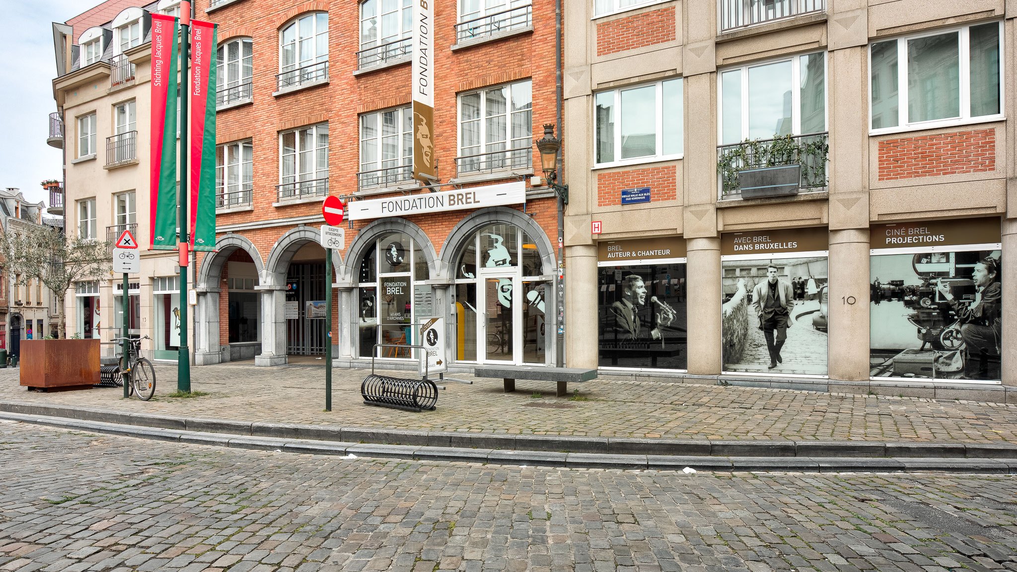 Façade de la Fondation Brel