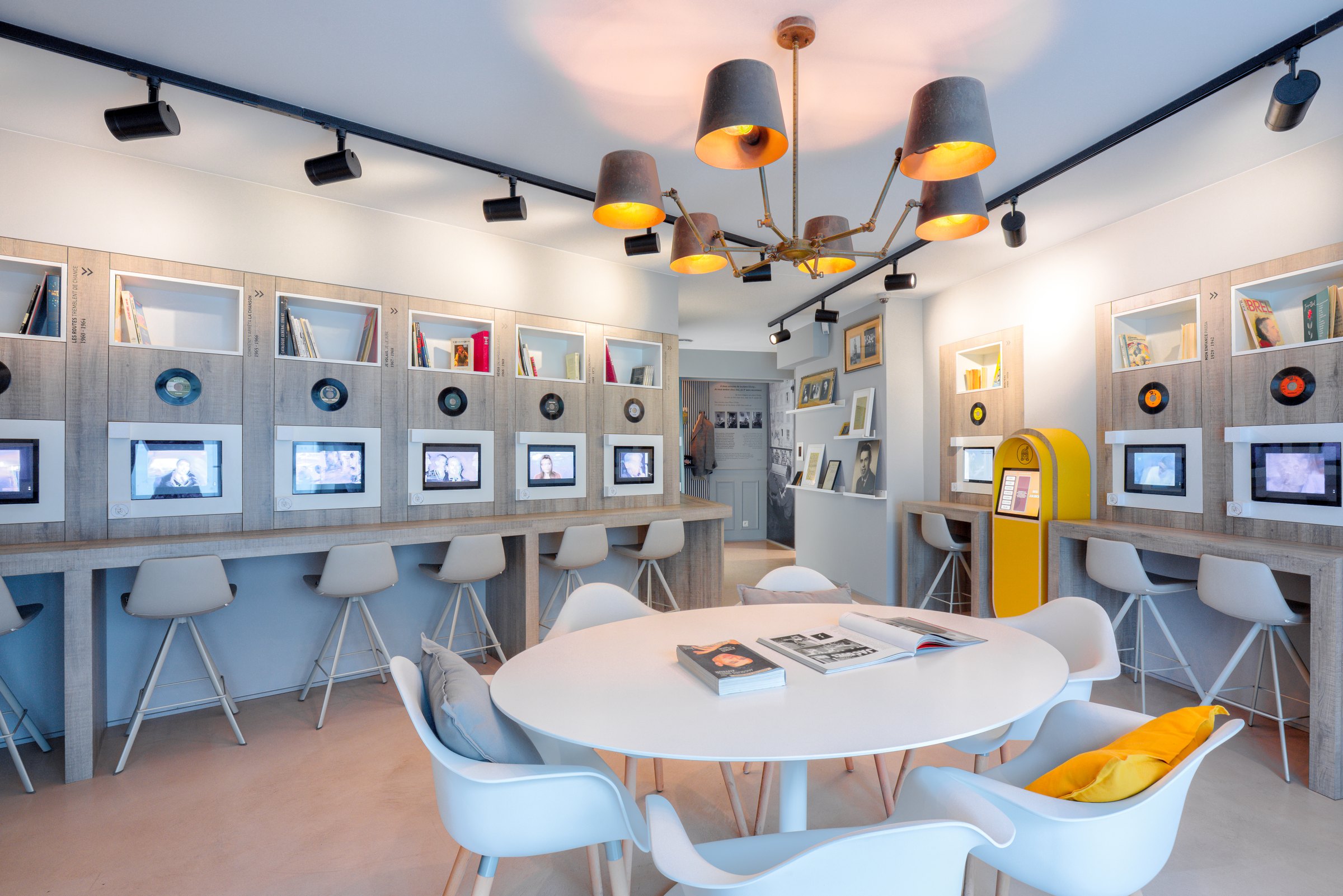 Intérieur de la Fondation Brel